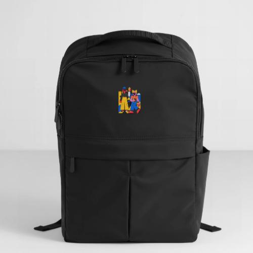 Bold Geometric Duo Pop Art - Matte Backpack