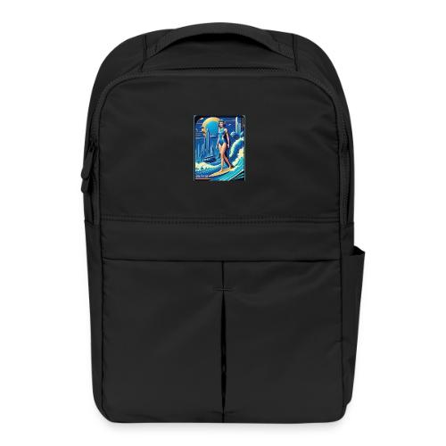 Art Deco City Surfer - Matte Backpack