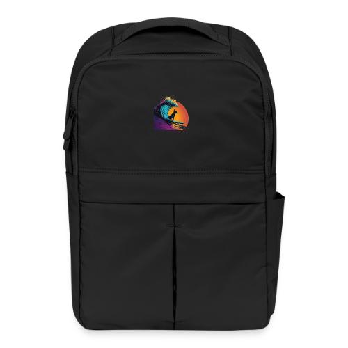 Black Dog Surfing Emerald Wave - Matte Backpack