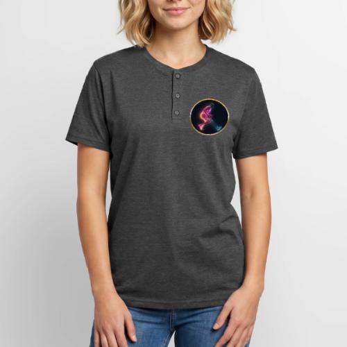 Basketball: Golden Court Glow - Unisex Henley T-Shirt