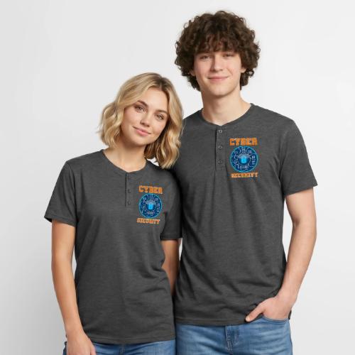 Cycer security: Secure by Design - Unisex Henley T-Shirt