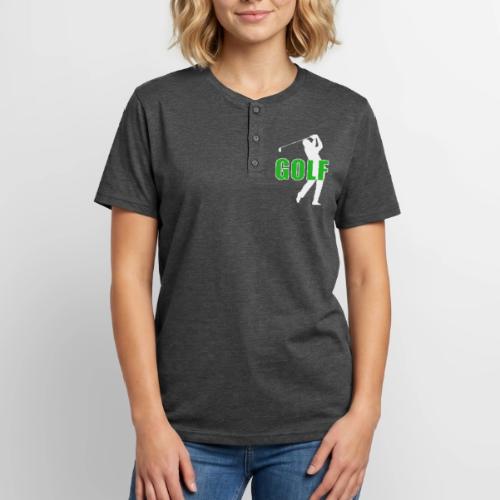 Golf: Classic Golf Motion - Unisex Henley T-Shirt
