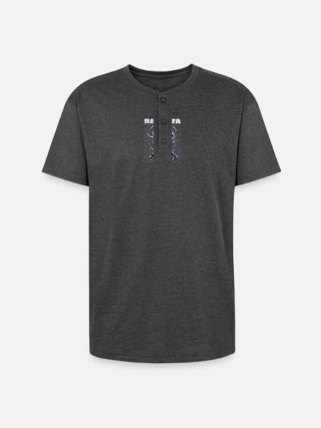 Sensual Latin Bachata Bachateros - Unisex Henley T-Shirt - heather black