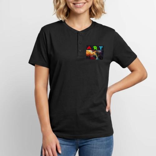 Waves of Art - Unisex Henley T-Shirt