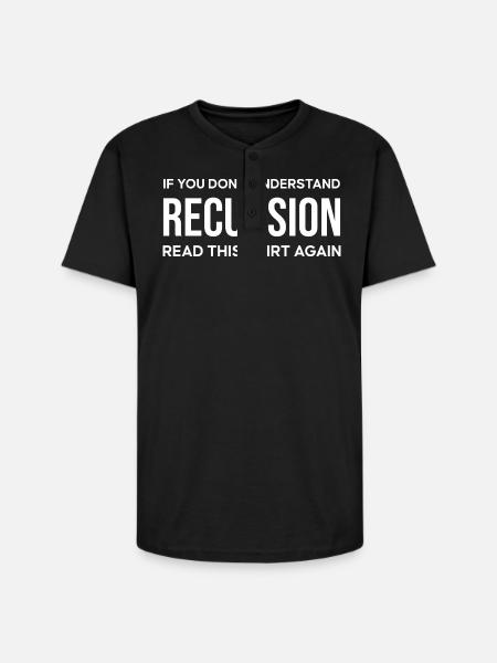 REQUEST_IMAGE - Unisex Henley T-Shirt - black