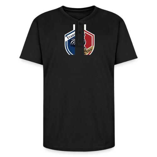 France Rooster T-Shirt, Bleu-Blanc-Rouge gift - Unisex Henley T-Shirt
