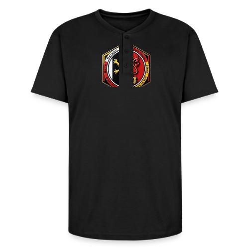 Belgium Lion Valor T-Shirt, Belgian Pride Gift - Unisex Henley T-Shirt