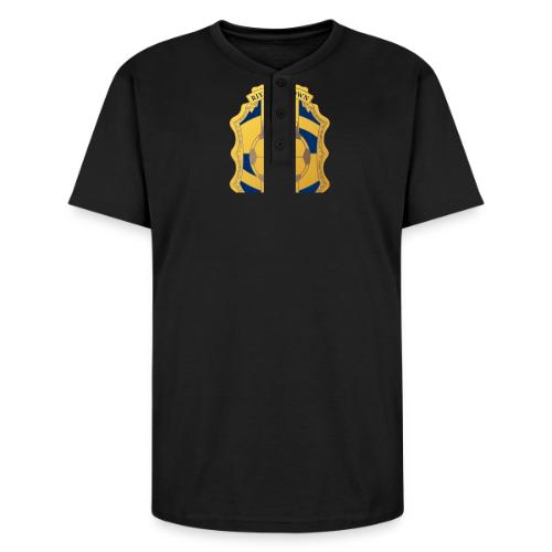 Riyadh Crown T Shirt, Modern Desert Pride Gift - Unisex Henley T-Shirt