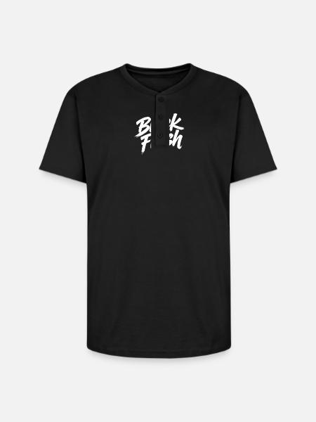 Black flash - Unisex Henley T-Shirt - black