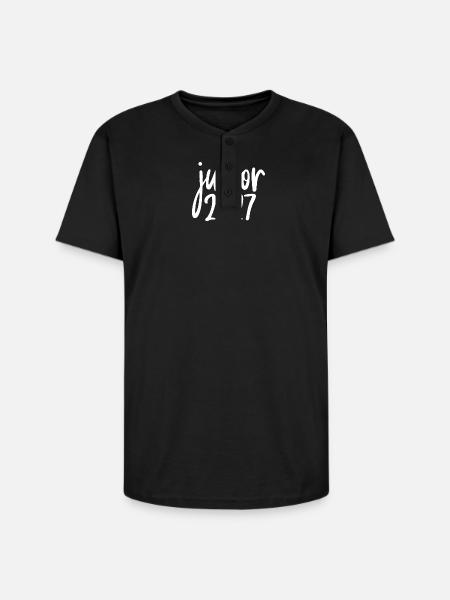 Junior 2027 - Unisex Henley T-Shirt - black