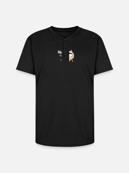 Manifesting Magic Checklist - Unisex Henley T-Shirt - black