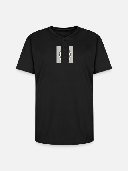 Fruity Fantasy Fruit Medley - Unisex Henley T-Shirt - black