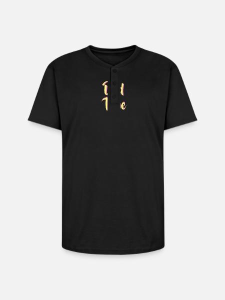 Dad To Be - Unisex Henley T-Shirt - black