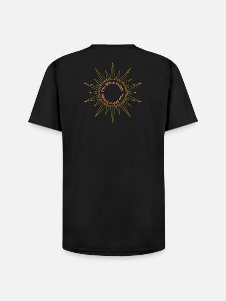 Sunshine - Unisex Henley T-Shirt - black