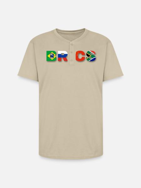 Brics  - Unisex Henley T-Shirt - sand