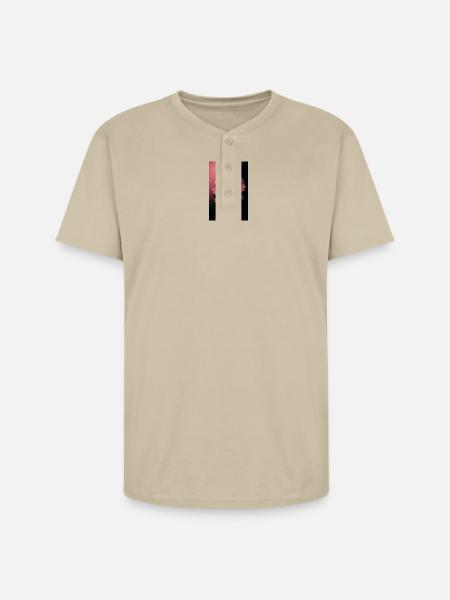 Four Faces - Unisex Henley T-Shirt - sand