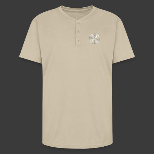 Open Musicians Collective Chrome Logo - Unisex Henley T-Shirt