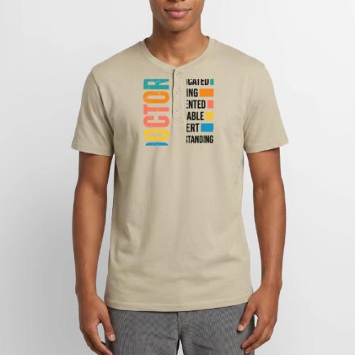 Proud Doctor Traits - Unisex Henley T-Shirt