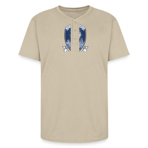 Iconic North London Soccer Emblem Art Print - Unisex Henley T-Shirt
