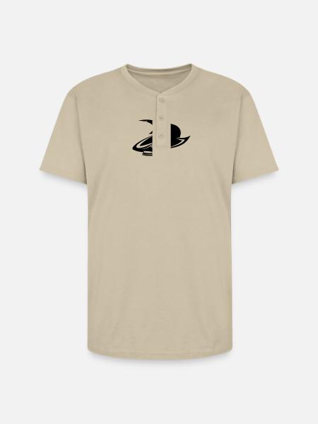 Shark - Unisex Henley T-Shirt - sand