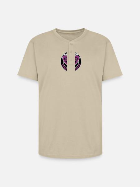 Globo GYM - Unisex Henley T-Shirt - sand