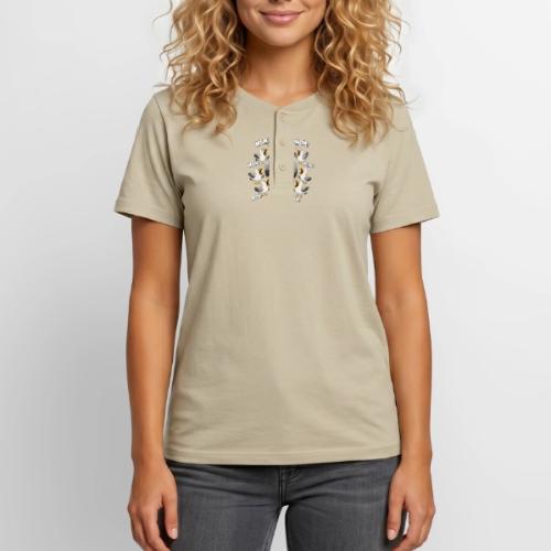 Seagull Mom Chaos - Unisex Henley T-Shirt