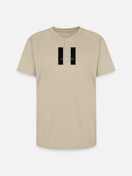 Limitless - Unisex Henley T-Shirt - sand