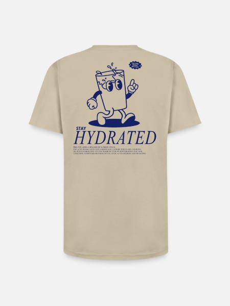 Stay Hydrated - Drink Your Water - Unisex Henley T-Shirt - sand