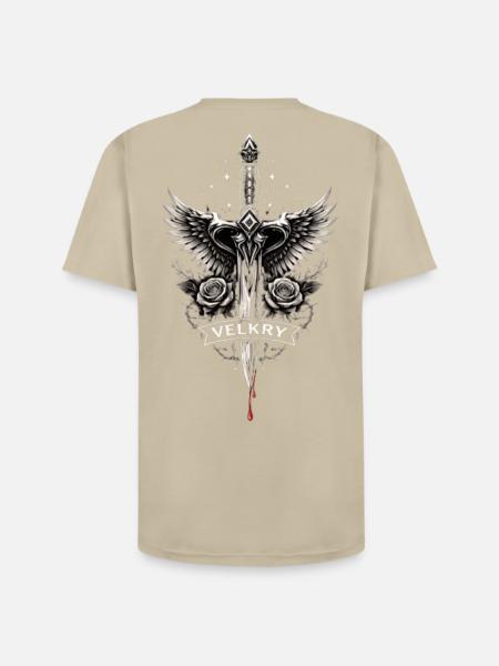 Death wings - Unisex Henley T-Shirt - sand