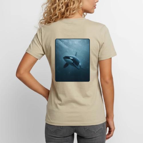 Orca Ocean Wildlife Design - Unisex Henley T-Shirt