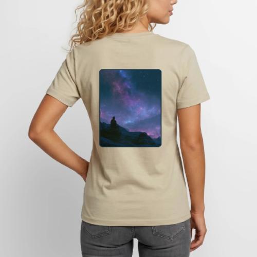 Stargazer Nebula Night Sky Art - Unisex Henley T-Shirt