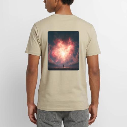 Supernova Sky Sci-Fi Artwork - Unisex Henley T-Shirt