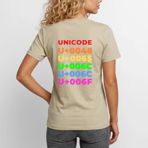 Hello, in unicode - Unisex Henley T-Shirt