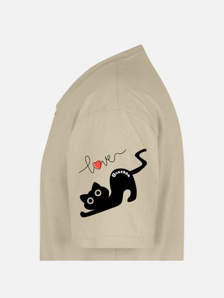 Bonchan Reaching for Love - Unisex Henley T-Shirt - sand