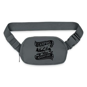 camping my wild adventure - Matte Hip Bag - mineral grey - Front