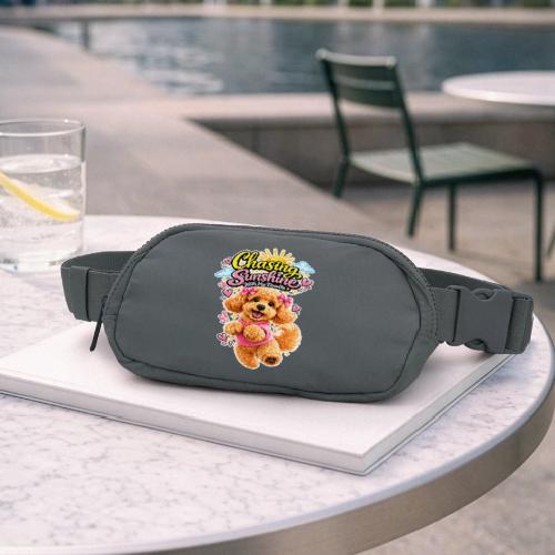 Chasing Sunshine With My Doodle - Matte Hip Bag