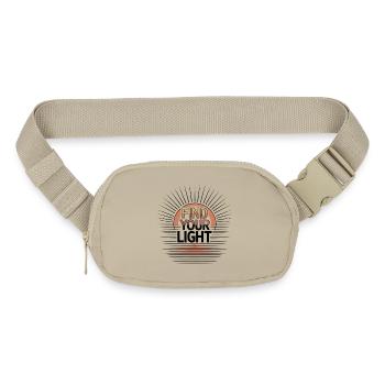 Find Your Light Sunburst - Matte Hip Bag - sandgrau - Front