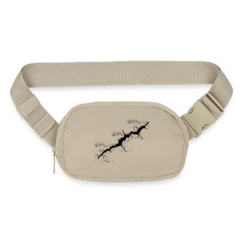 AwaitingDesign - Matte Hip Bag - sandgrau - Front