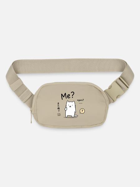 Me? - Matte Hip Bag - sandgrau