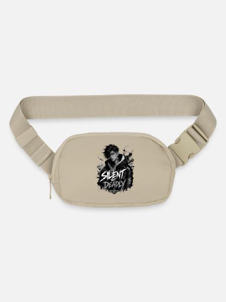 Silent But Deadly Graphic art - Matte Hip Bag - sandgrau