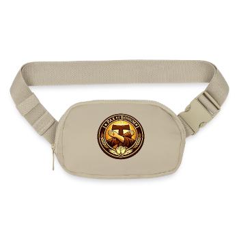 Franciscan Pax Et Bonum Emblem Tee - Matte Hip Bag - sandgrau - Front
