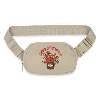 Multitasking Octopus - Matte Hip Bag - sandgrau - Front