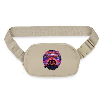 Night of the Pumpkin Retro Halloween Terror - Matte Hip Bag - sandgrau - Front