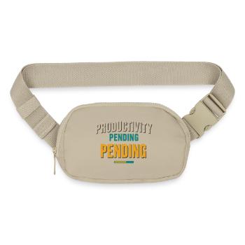 Productivity Pending - Matte Hip Bag - sandgrau - Front