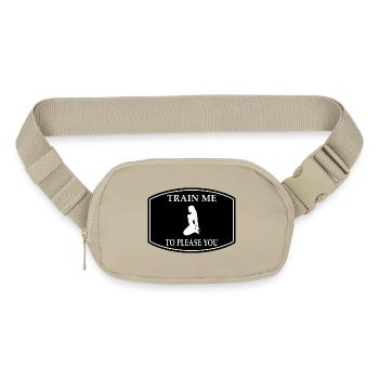 BDSM Train Me Dominance & Submission - Matte Hip Bag - sandgrau - Front