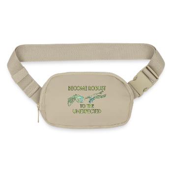 Becoming Robust - Matte Hip Bag - sandgrau - Front