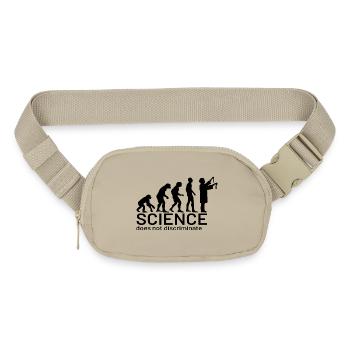 Evolution of Science (does not discriminate) - Matte Hip Bag - sandgrau - Front