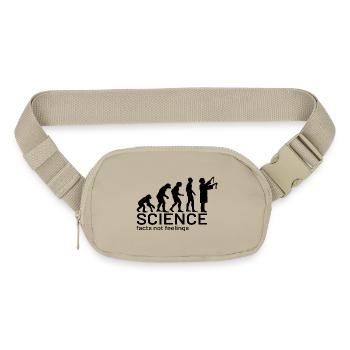 Evolution of Science (facts not feelings) - Matte Hip Bag - sandgrau - Front