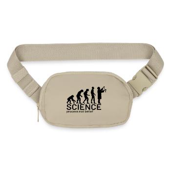 Evolution of Science (process not belief) - Matte Hip Bag - sandgrau - Front