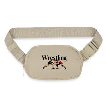 wrestling - Matte Hip Bag - sandgrau - Front